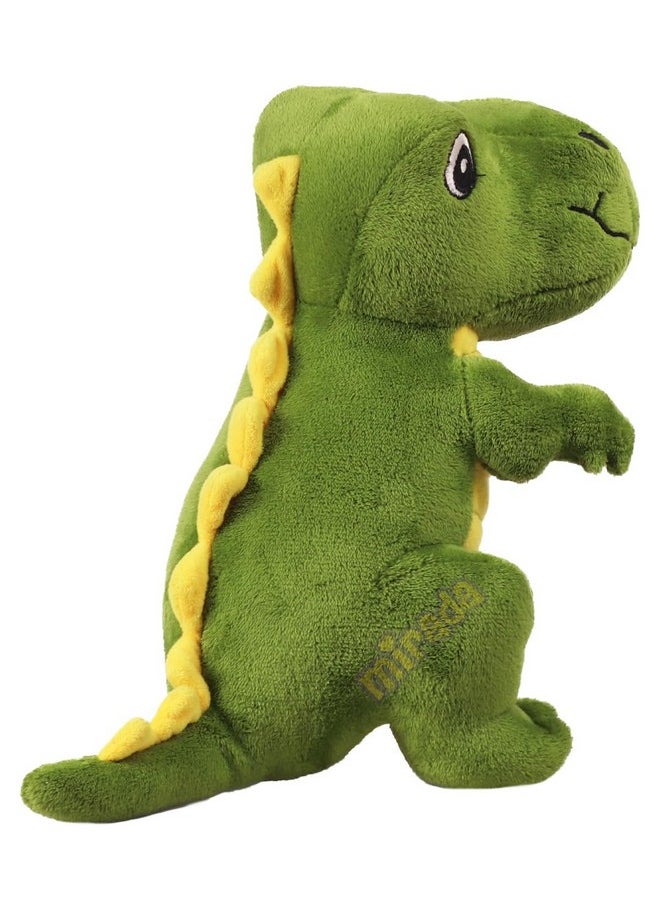 Super Soft Standing Green And Yellow Dinosaur Soft Toy For Boys/Kids/Girls | Soft Stuffed Plush Animal | - 35Cm