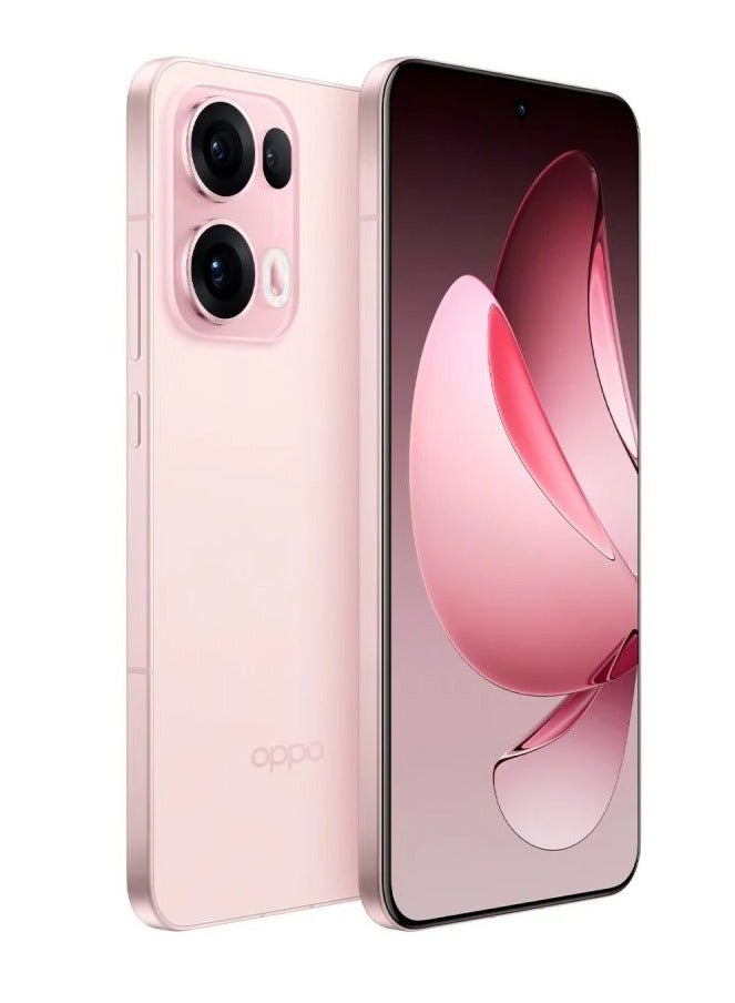 Reno 13 Pro Mobile 16GB+1TB Starlight Pink 6.83-inch FHD+ AMOLED display with a 120Hz refresh rate, a 240Hz touch sampling rate, a 2,160Hz PWM dimming rate, Mediatek Dimensity 8350 with Google play Chinese version