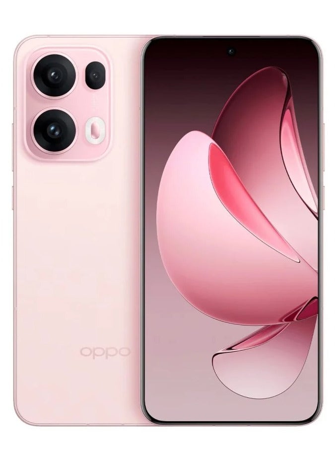 Reno 13 Pro Mobile 16GB+1TB Starlight Pink 6.83-inch FHD+ AMOLED display with a 120Hz refresh rate, a 240Hz touch sampling rate, a 2,160Hz PWM dimming rate, Mediatek Dimensity 8350 with Google play Chinese version
