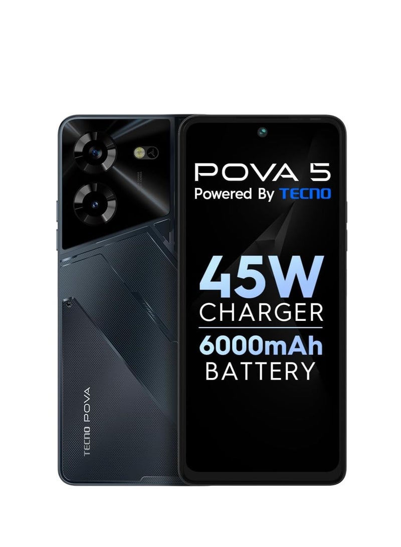 Pova 5 Dual SIM Mecha Black 8GB RAM 128GB 4G