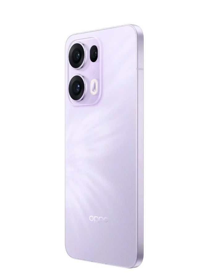 Reno 13 Pro Mobile 12GB+256GB Butterfly Purple 6.83-inch FHD+ AMOLED display with a 120Hz refresh rate, a 240Hz touch sampling rate, a 2,160Hz PWM dimming rate, Mediatek Dimensity 8350 with Google play Chinese version