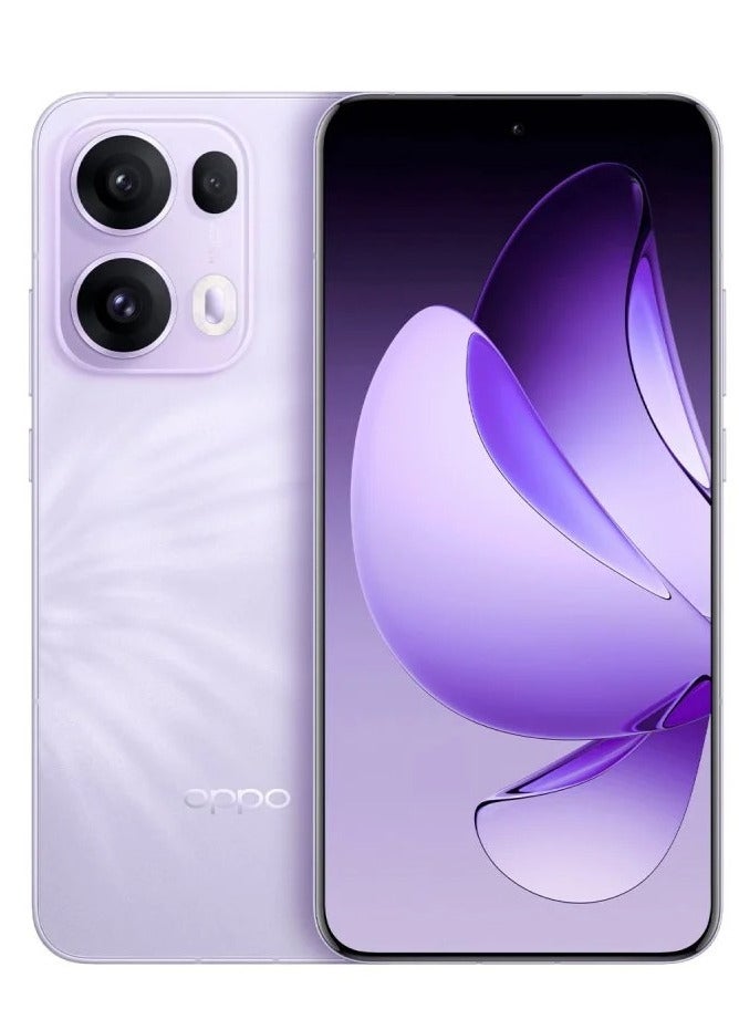 Reno 13 Pro Mobile 12GB+256GB Butterfly Purple 6.83-inch FHD+ AMOLED display with a 120Hz refresh rate, a 240Hz touch sampling rate, a 2,160Hz PWM dimming rate, Mediatek Dimensity 8350 with Google play Chinese version