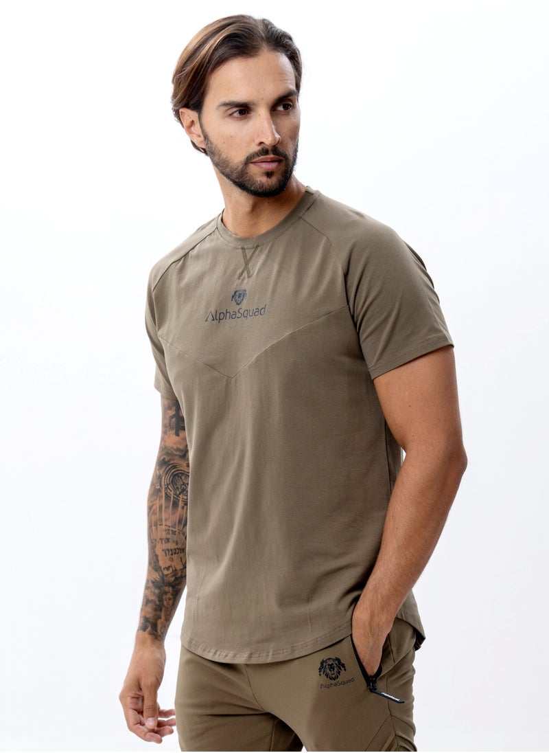 AlphaSquad Crew Neck Athletic Top for Men