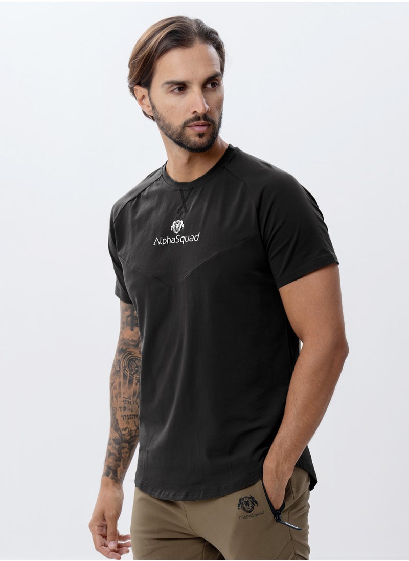 AlphaSquad Crew Neck Athletic Top for Men