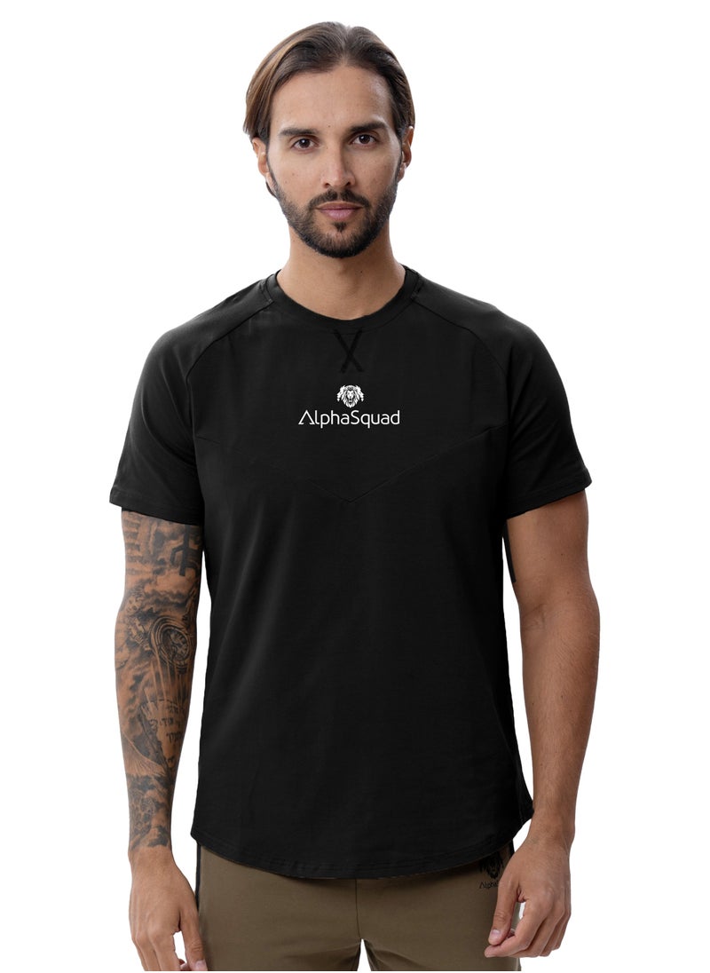 AlphaSquad Crew Neck Athletic Top for Men