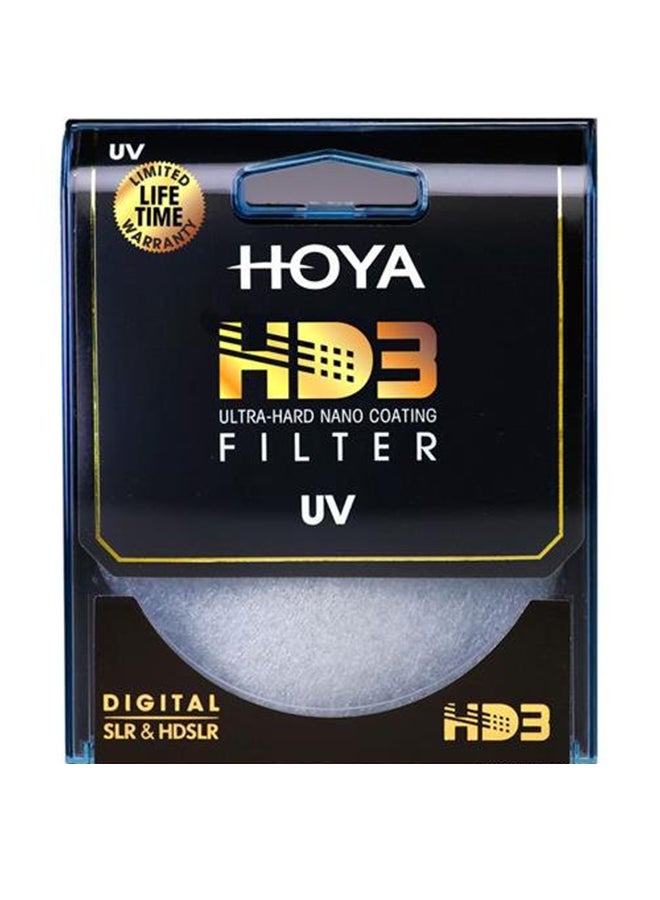 Multi Coated UV Glass Filter Black/Clear