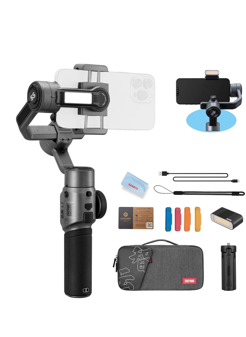 Zhiyun Smooth 5S Combo Gimbal Stabilizer for Smartphone 3-Axis Handheld Gimbal