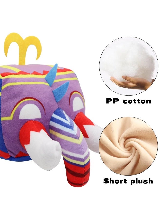 2024 New Fruit Plush Toy,6 in / 15 cm Blox Plush Stuffed Animal Plush Toy, Soft Fruit Hug Plush Pillow Toy for Kids Fans Adult Birthday Collectible Gift - Elephant Nose