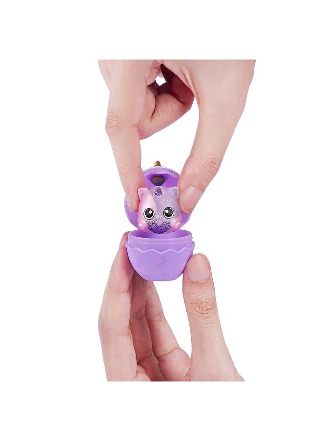 Eggzania Surprise Mania Series 1 (Kitten) By Zuru, Collectible Plush Stuffed Animal, 5 Mini Eggs, Stickers, Diy Jewelry, Slime, Ages 3+ For Girls, Children