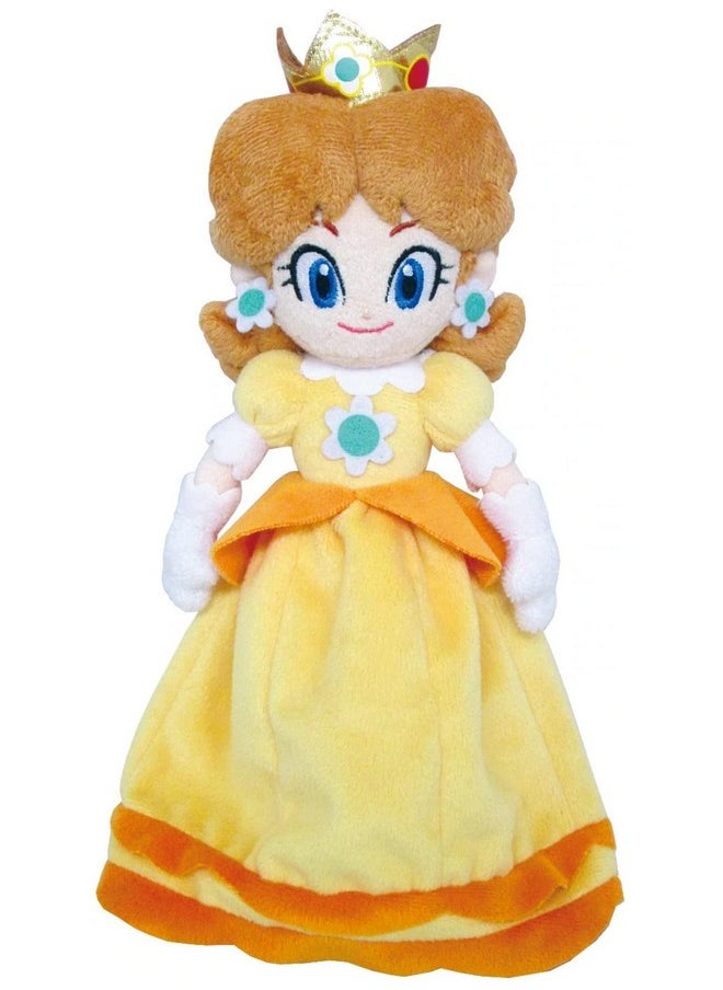 Super Mario All Star Collection 1419 Daisy Stuffed Plush, 9.5