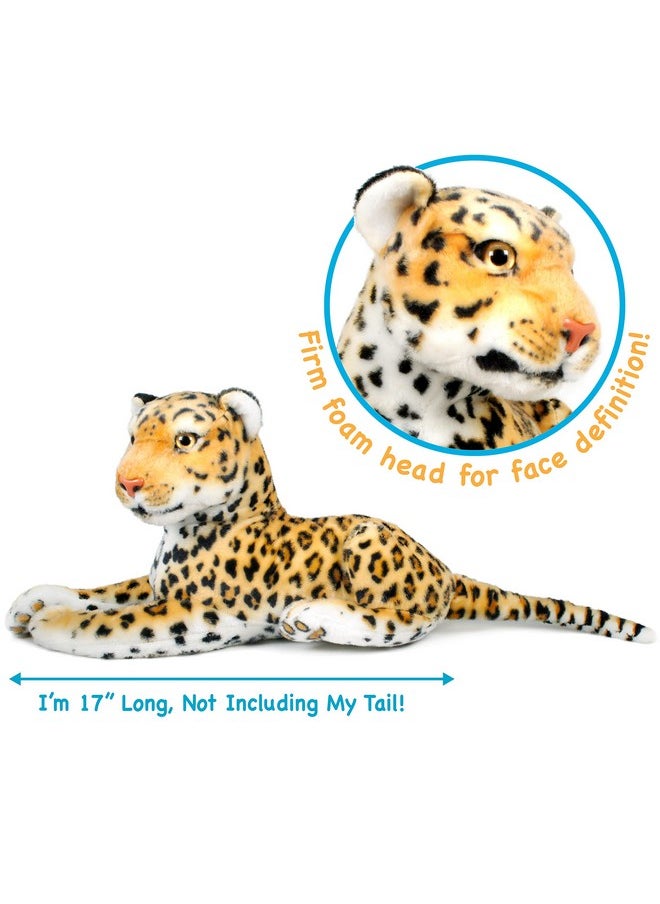 Leah The Leopard - 20 Inch Stuffed Animal Plush - By Tigerhart Toys