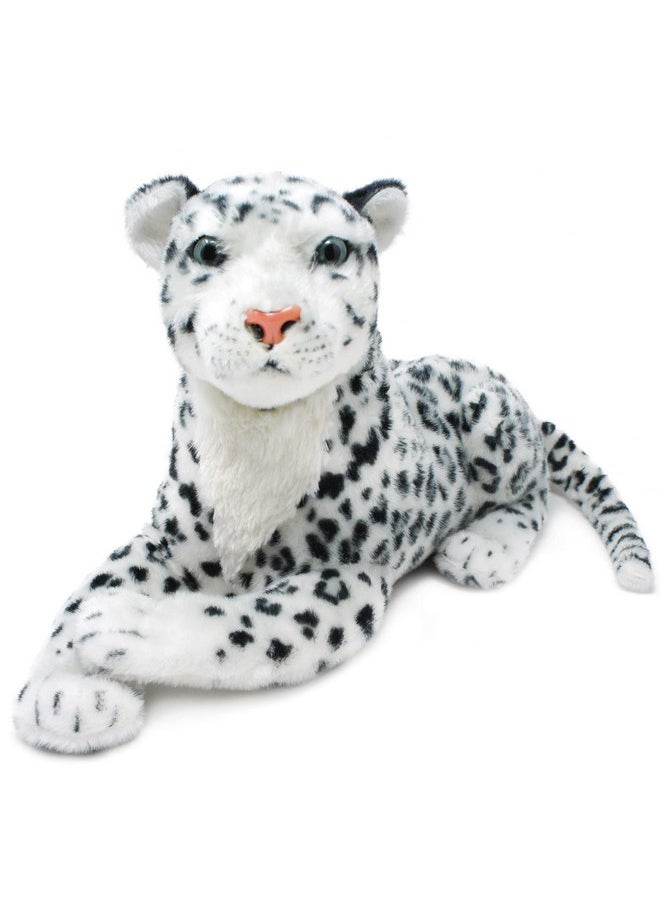 Sinovia The Snow Leopard - 17 Inch Stuffed Animal Plush Snow Cat - By Tigerhart Toys