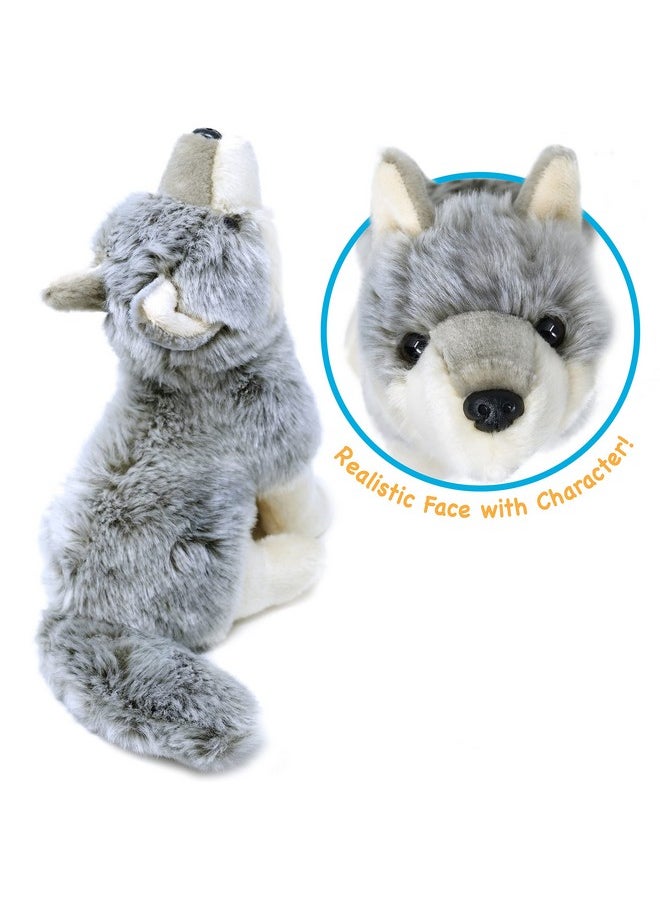 Wolcott The Wolf | 11 Inch Stuffed Animal Plush | By Tigerhart Toys