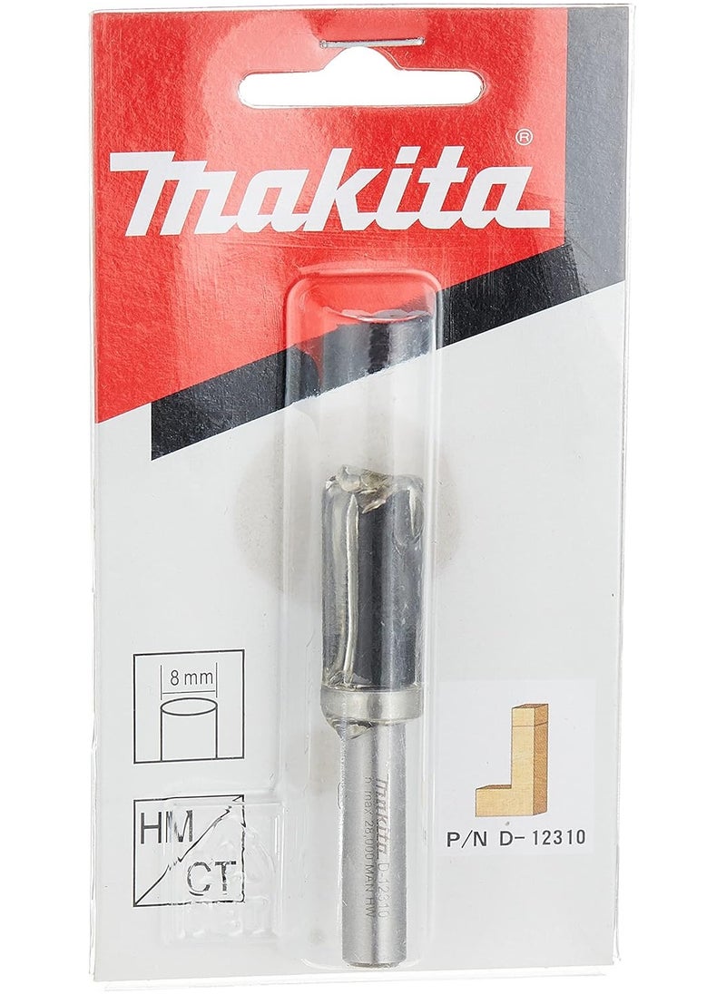 Makita D-12310 Flush Trim Router Bit 12mm x 8mm x 25mm x 32mm for Hardwood, Melamine, and Veneered Plywood