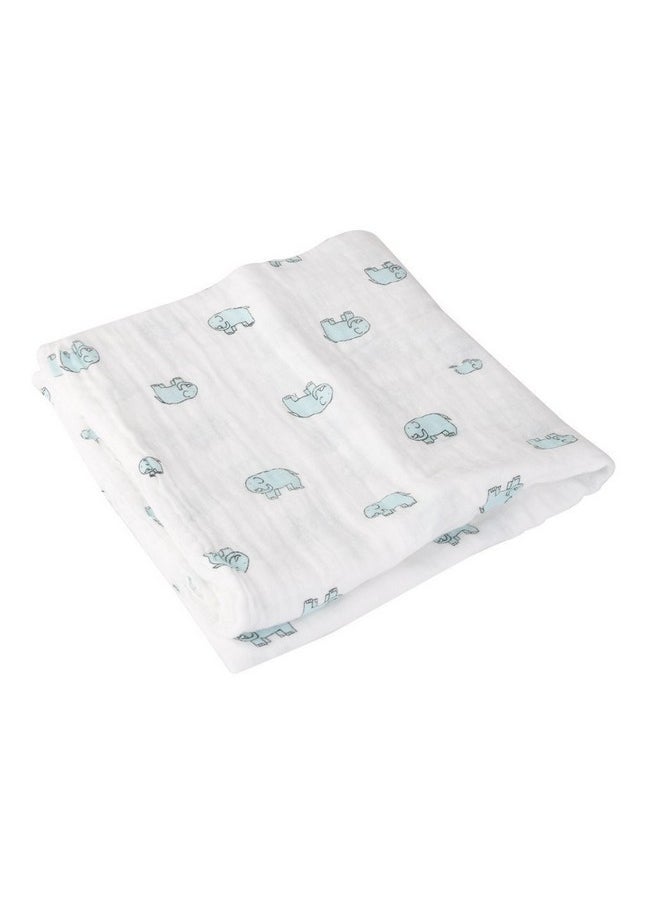 Baby Organic Cotton Soft Muslin Cloth Swaddle | 0-18 Months | Pack Of 5