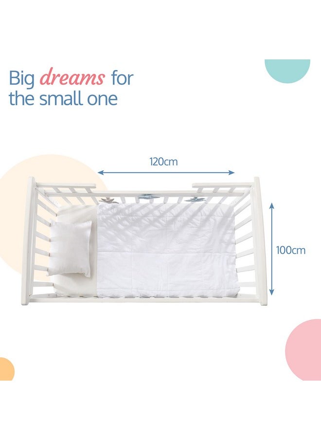 100% Cotton Muslin Baby Swaddle Set, Pack Of 6, Size-120Cm X 100Cm (47