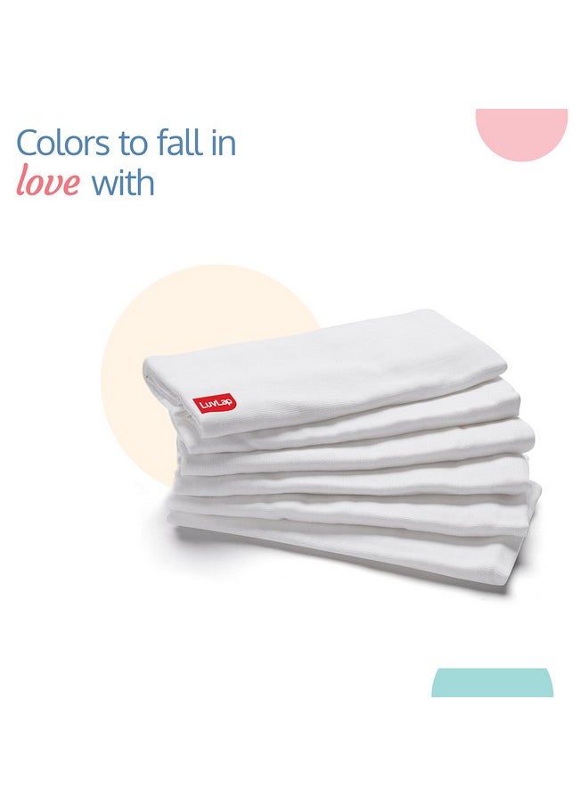 100% Cotton Muslin Baby Swaddle Set, Pack Of 6, Size-120Cm X 100Cm (47