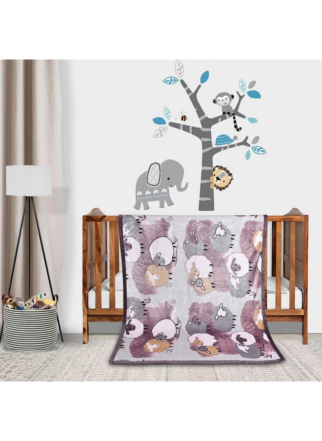 All Season Ac Baby Blanket Swaddler Wrapper Flannel Soft And Comfortable For 0-5 Years Babies With Adorable Prints And Designs