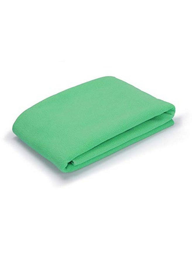 Baby Dry Sheet, Mattress/Bed Protector, Reusable, Washable Sheet For Kids, Infant, Toddler And Adults - Green, Medium (100 Cm X 70 Cm)