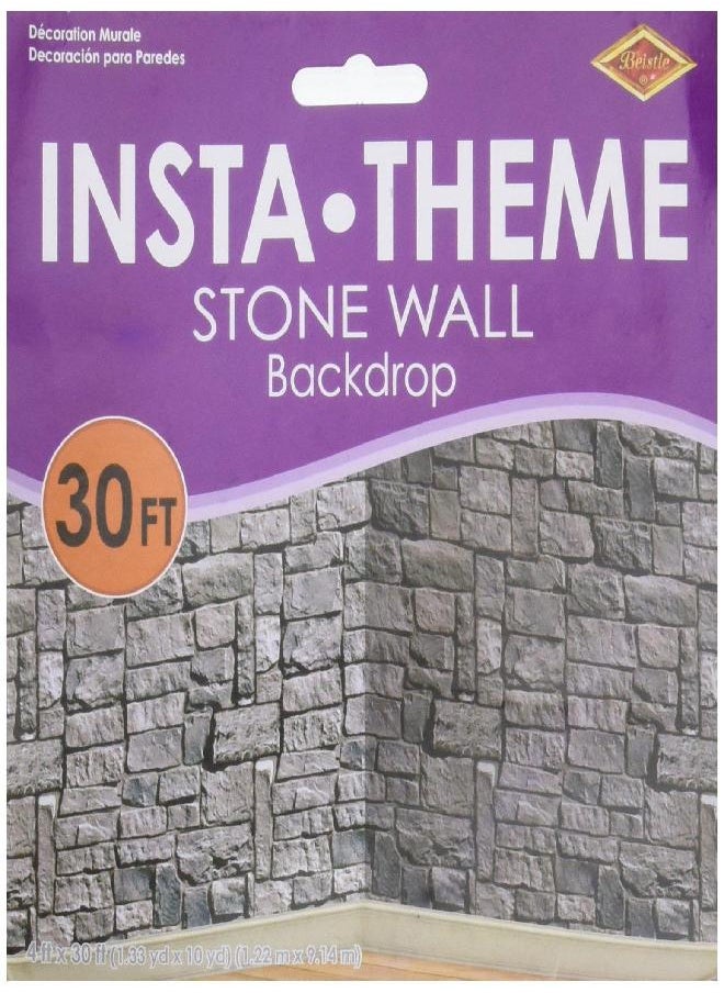 Beistle Stone Wall Scene Setter