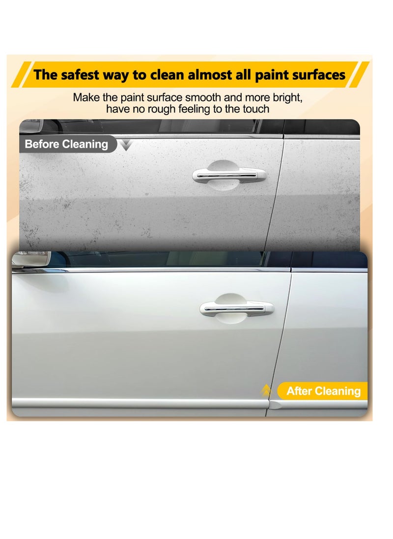 Car Clay Bar, Premium Grade No Scratch Magic Clay Bar, Detailing Cleaner Kit Glass Deatil Cleaning, with Washing and Adsorption Capacity, for Auto SUV,RV,Truck (4 Pack 400g)
