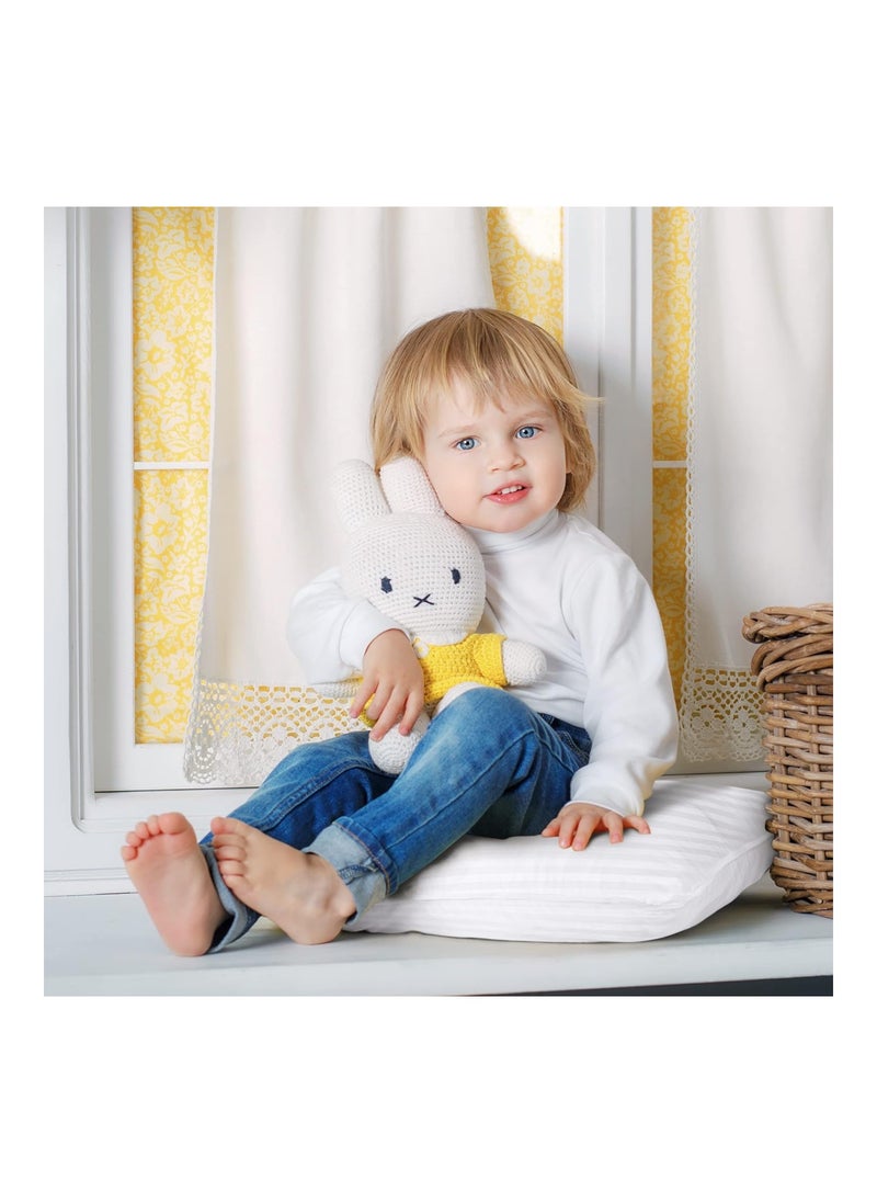 Pack Of 2 Baby Pillows, Snow White, 13 X 18 inches