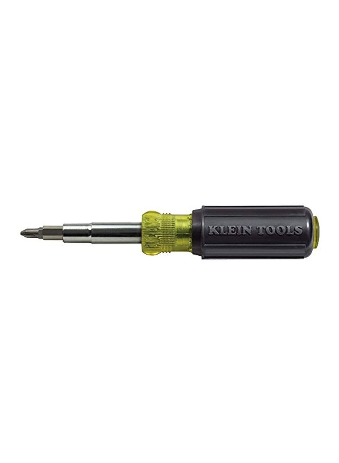 Screwdriver And Nut Driver Black 7.8x1.2x1.8inch