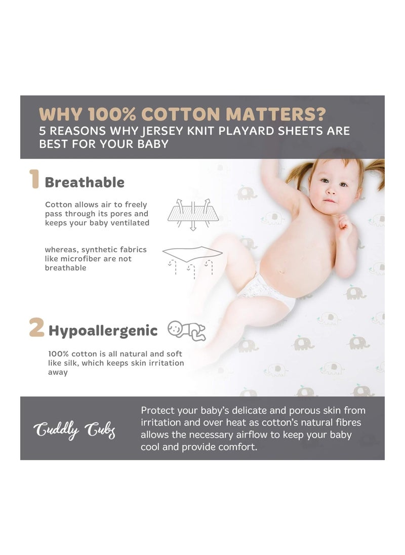 Mini Crib Sheet Set Pack Of 2