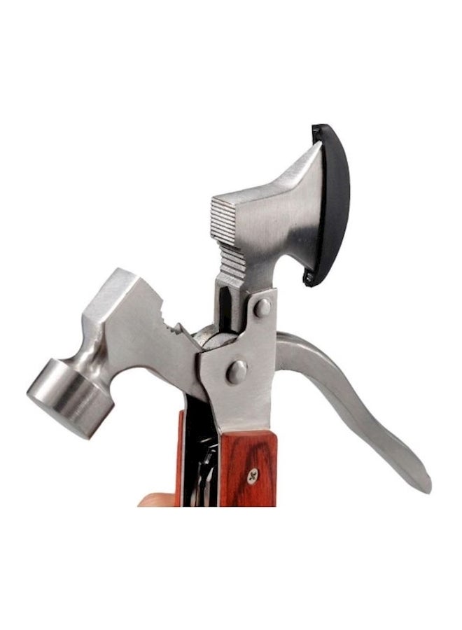 14-In-1 Multipourpose Hammer Silver/Brown/Black