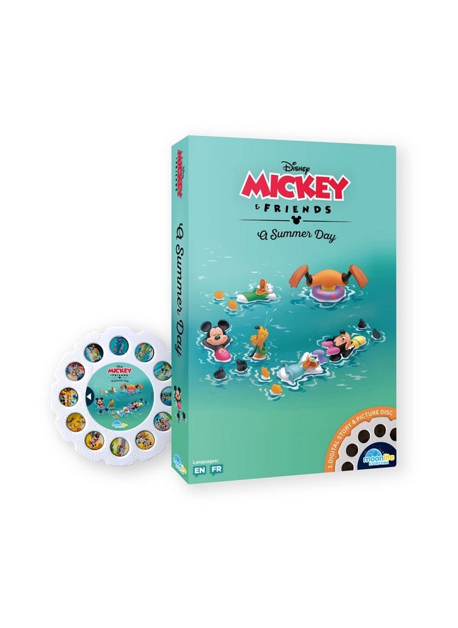 Storytime Mickey And Friends A Summer Day Storybook Reel, A Magical Way To Read Together, Digital Story For Projector, Fun Sound Effects, Learning Gift For Kids Ages 1 Year And Up