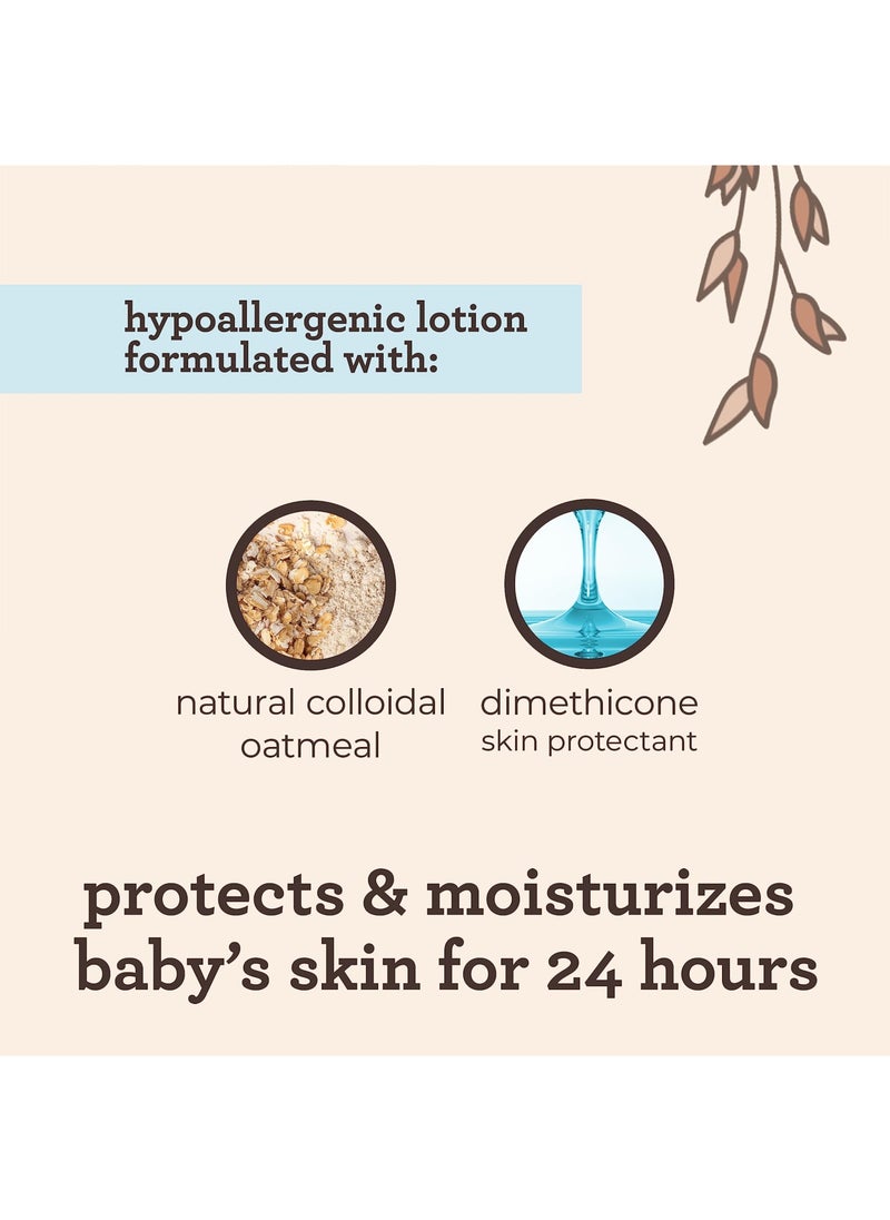 Daily Moisture Moisturizing Lotion For Delicate Skin With Natural Colloidal Oatmeal And Dimethicone Hypoallergenic 18 Fl. Oz Package May Vary