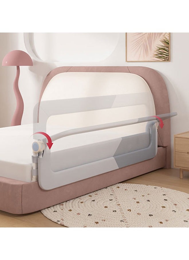Bed Rail Guard for Toddler, Baby Crib Bed Side Rails, Toddler Bed Rail Guard Bumper, Child Bedrail Safety Bed Fence Protector Rail for Kids, Kids Bed Guard Rail for Full, Queen Size Bed (2*2M)
