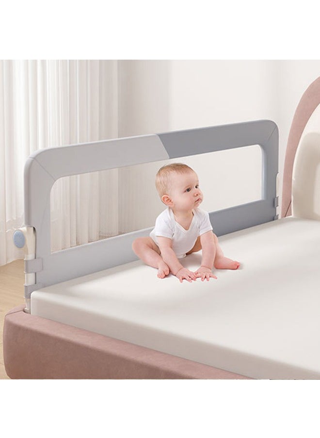 Bed Rail Guard for Toddler, Baby Crib Bed Side Rails, Toddler Bed Rail Guard Bumper, Child Bedrail Safety Bed Fence Protector Rail for Kids, Kids Bed Guard Rail for Full, Queen Size Bed (2*2M)