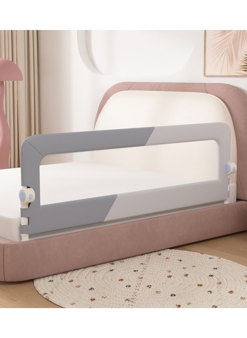 Bed Rail Guard for Toddler, Baby Crib Bed Side Rails, Toddler Bed Rail Guard Bumper, Child Bedrail Safety Bed Fence Protector Rail for Kids, Kids Bed Guard Rail for Full, Queen Size Bed (2*1.8M)