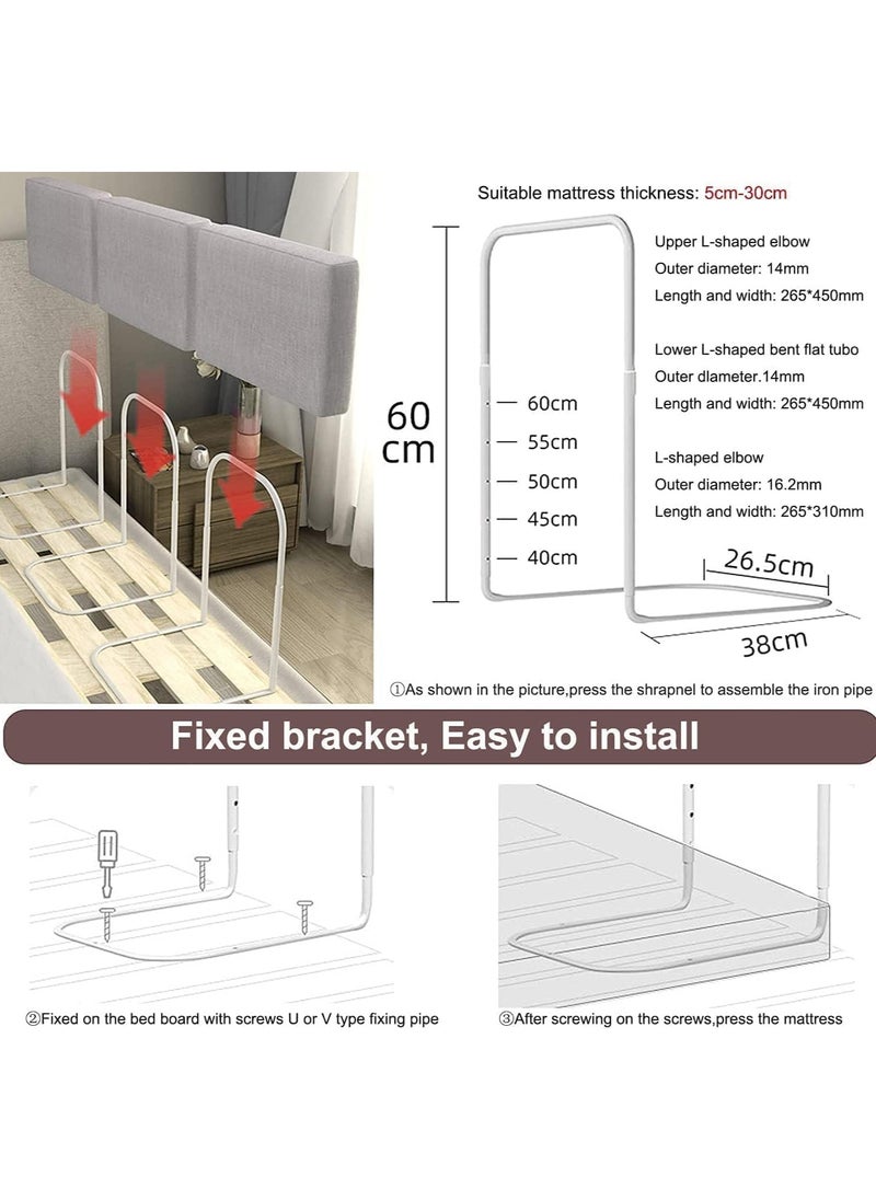 Toddler Bed Rails for Crib, Bed Rail Guard for Toddlers, Baby Crib Guard Bumper, Kids Adjustable Fall Protection Guardrails, Safety Bed Fence Protector Rail, Kids Safe Bed Side Rail for Queen, King Beds (0.5M)