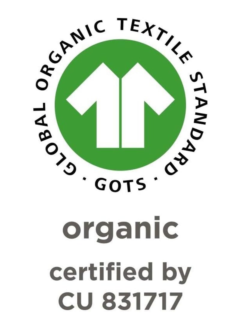 Organic Cotton Crib Sheet For Standard Crib And Toddler Mattresses, Cloud white