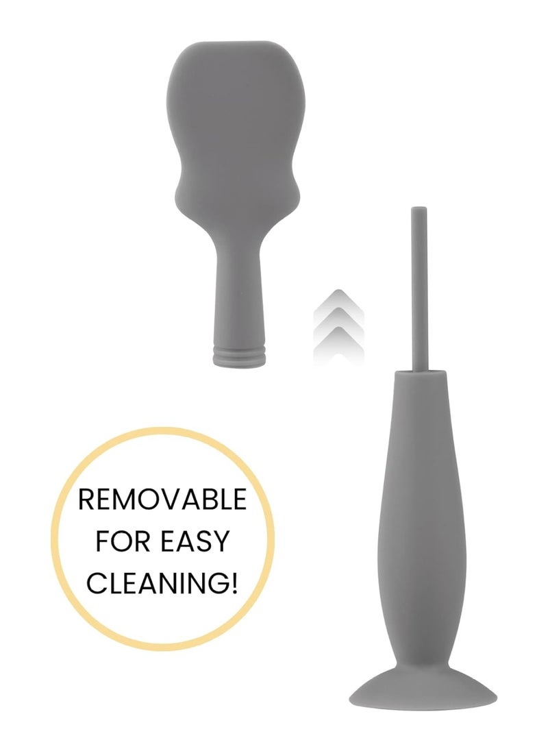 4 Pack Baby Diaper Cream Brush, Newborn, 2 X Large Size, 2 X Small Size (2 X Gray, 2 X White)