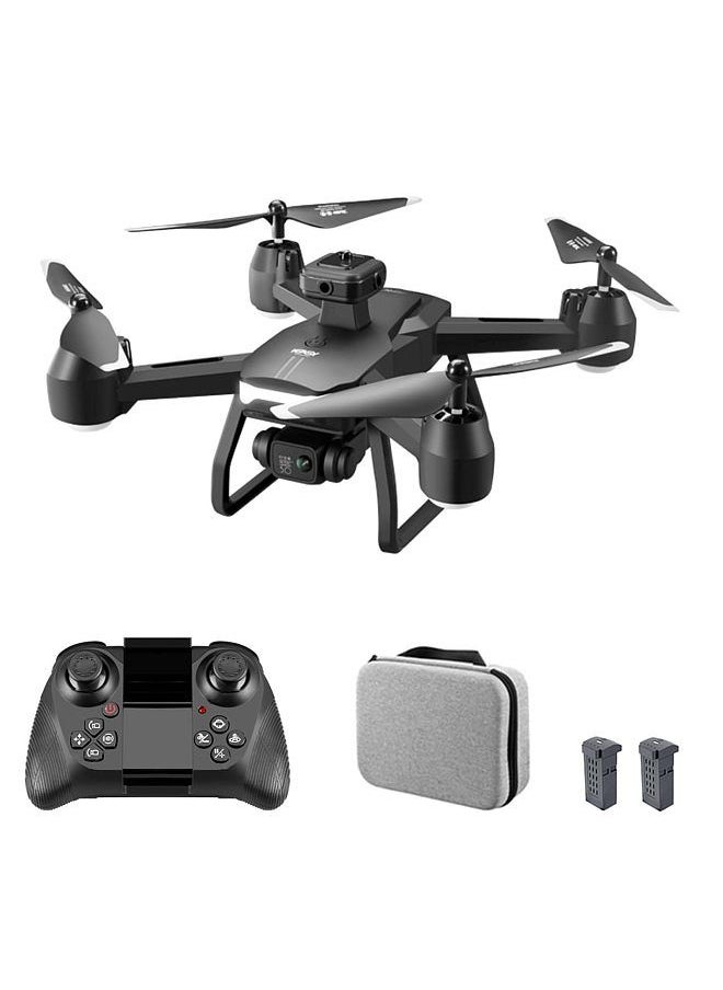 Remote Control Mini Drone with Dual Camera 6K Foldable  Headless Drone with Obstacle Avoidance Function Optical Flow Positioning Gesture Photography with Storage Bag 2 Battery