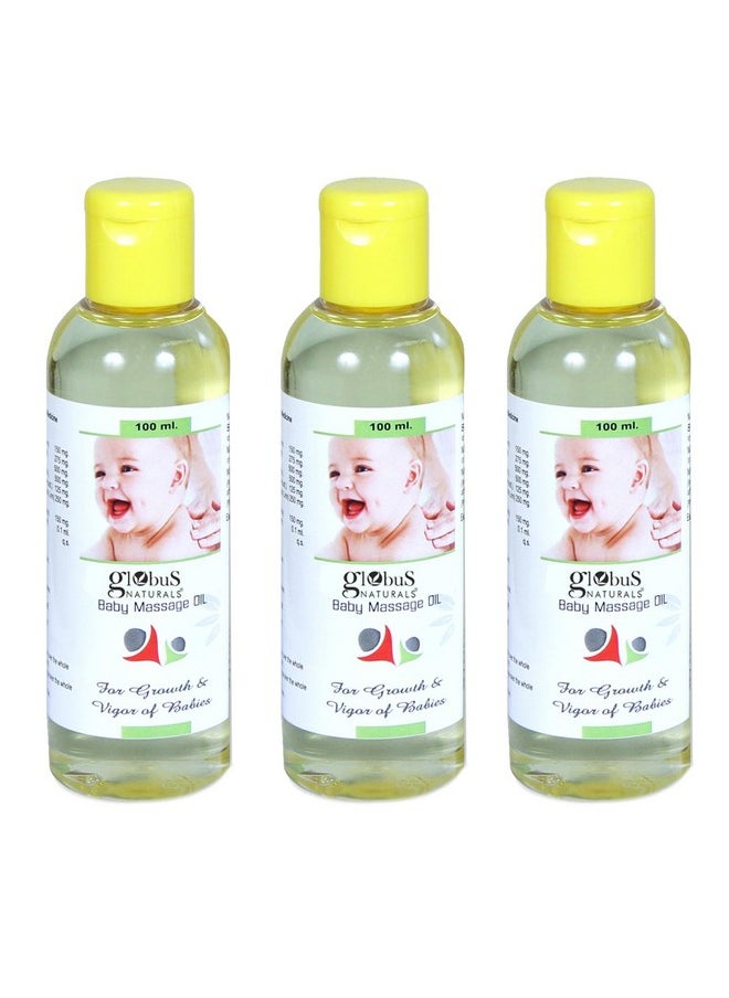 Globus Baby Massage Oil Pack Of 3