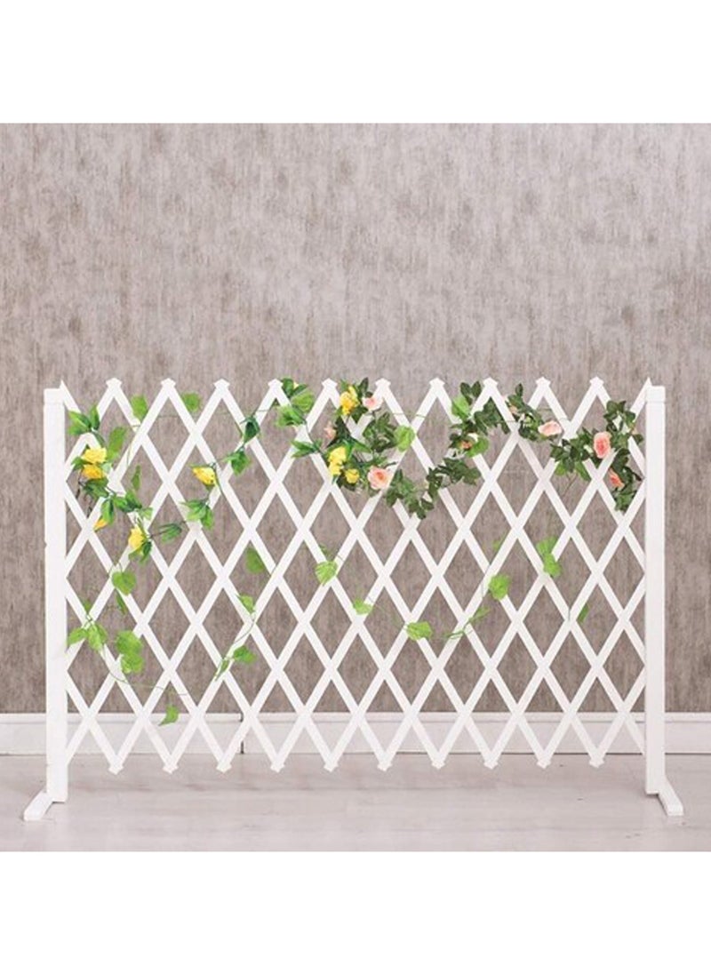 Expandable Wooden Trellis Panel Fence | 98cm x 120cm | Durable Garden & Home Divider