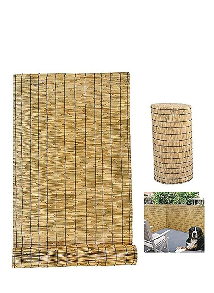 𝐅𝐅𝐃 Natural Bamboo Blinds Natural Reed Blinds Bamboo Blinds Window Curtain Sun Shade Reed Curtain Natural Bamboo Blinds Hanging Sun Shade For Outdoor Indoor Sun-shading Bamboo Blinds