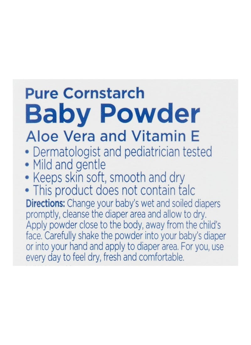 Pack Of 2 Baby Powder With Aloe And Vitamin E, 22Oz