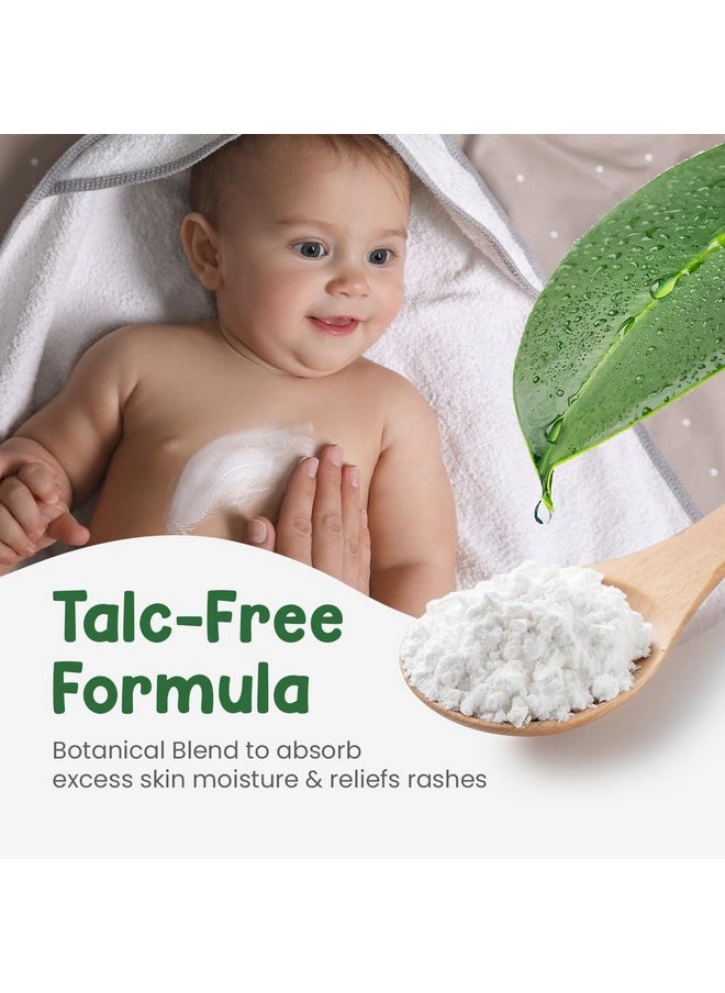 Plant Powered Talc Free Dusting Powder For Babies- 100G X 3 | With Corn Starch & Oat Powder