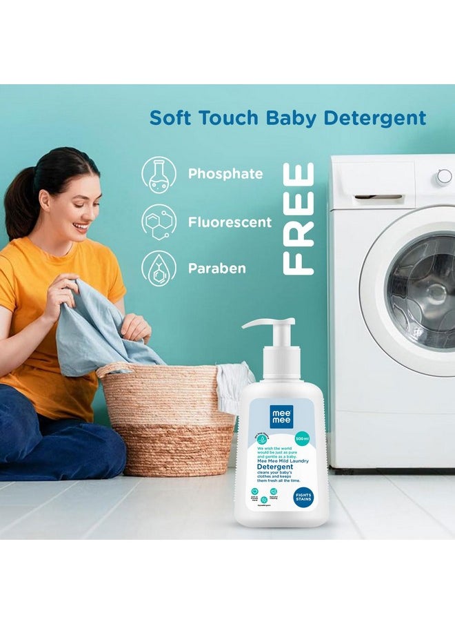 Baby Liquid Detergent 500 Ml | Ph Balanced, Free From Harsh Chemicals, Safe For Mother'S Hands & Baby'S Skin | Anti-Bacterial, Removes Stains & Odor With One Drop, Hypoallergenic