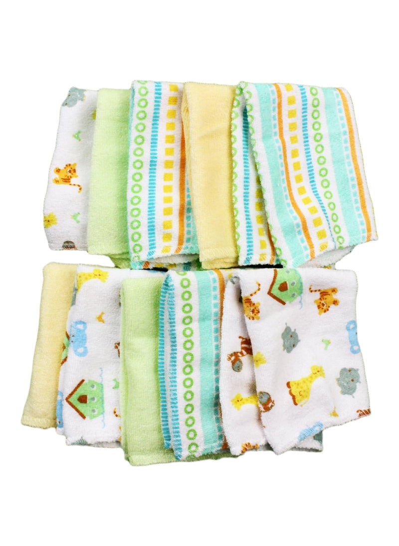 Pack Of 10 Soft Terry Washcloth