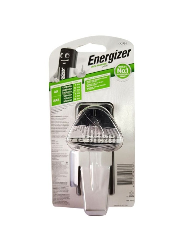 Accu Recharge Mini Rechargeable Battery Black