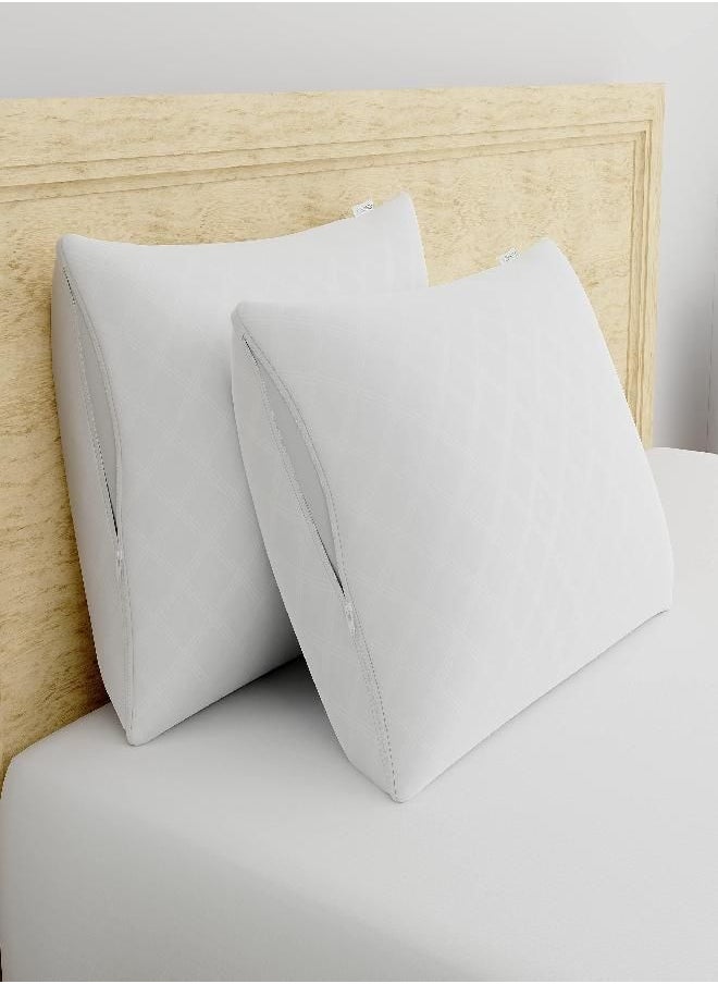 AllerEase Breathable, Zippered Pillow Protector, King - 2 Pack