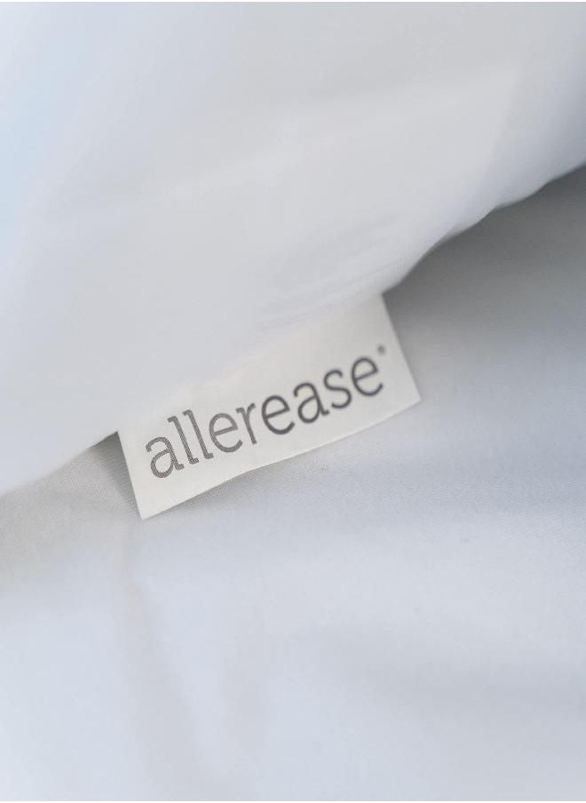 Aller-Ease Washable Hot Water Wash Pillow Protector, 4 Pack, White 4 Count