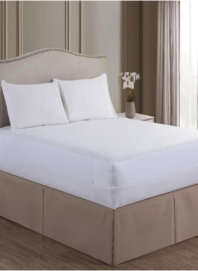 Levinsohn FRE146XXWHIT01 Mattress Protector, Twin, White