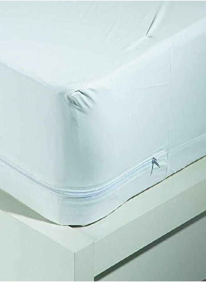 King Size Fabric Zippered Mattress Cover Protector 78